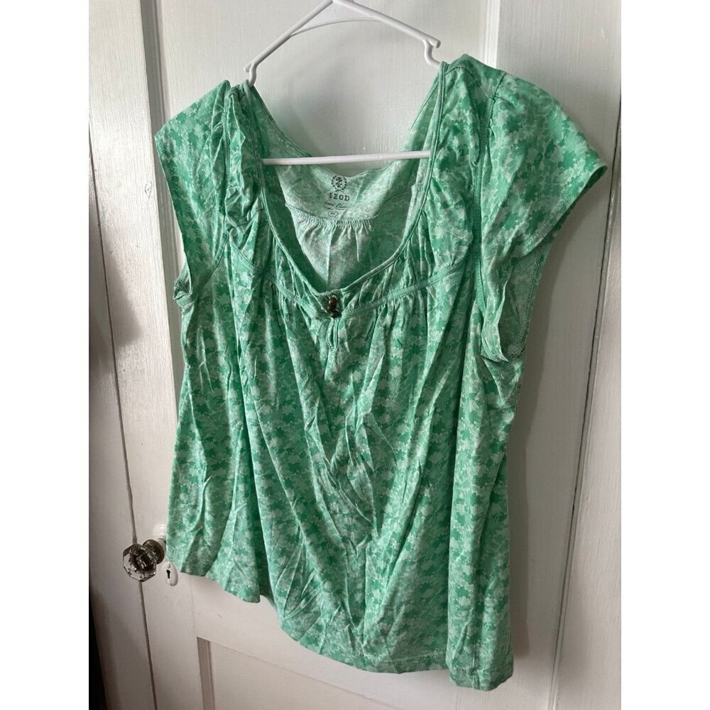 Izod Women’s size x-large green top - Picture 2 of 7